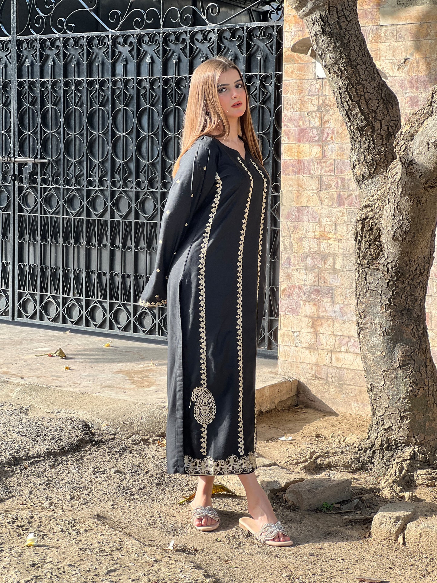 Ghazal Embroidery 2 peice dress