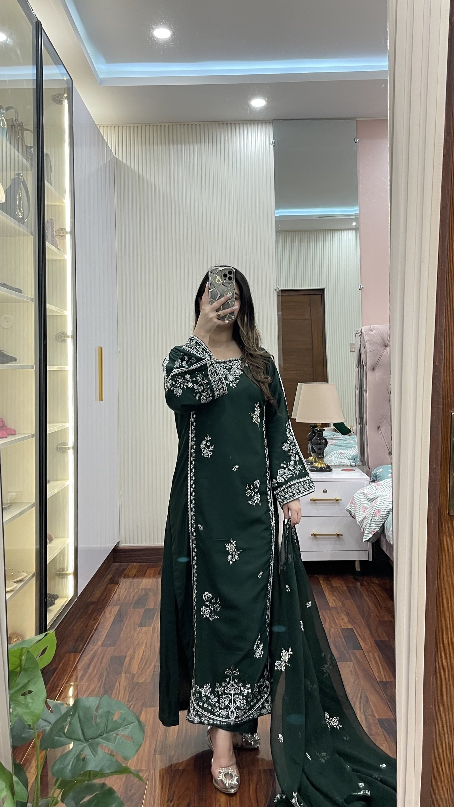 grace embroidery 3 peice